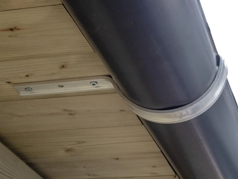 Dakgoot PVC Zadeldak Antraciet - Lengte 500 cm - Afbeelding 4